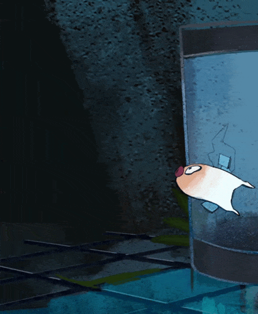 Move the character in space, using the example of an aerial flight animation