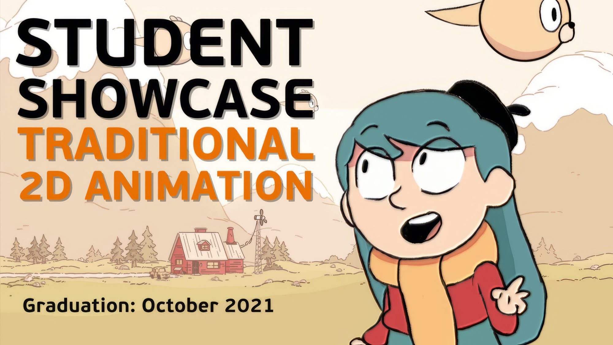 Student showcase 2D animation | Animationclub. October 2021