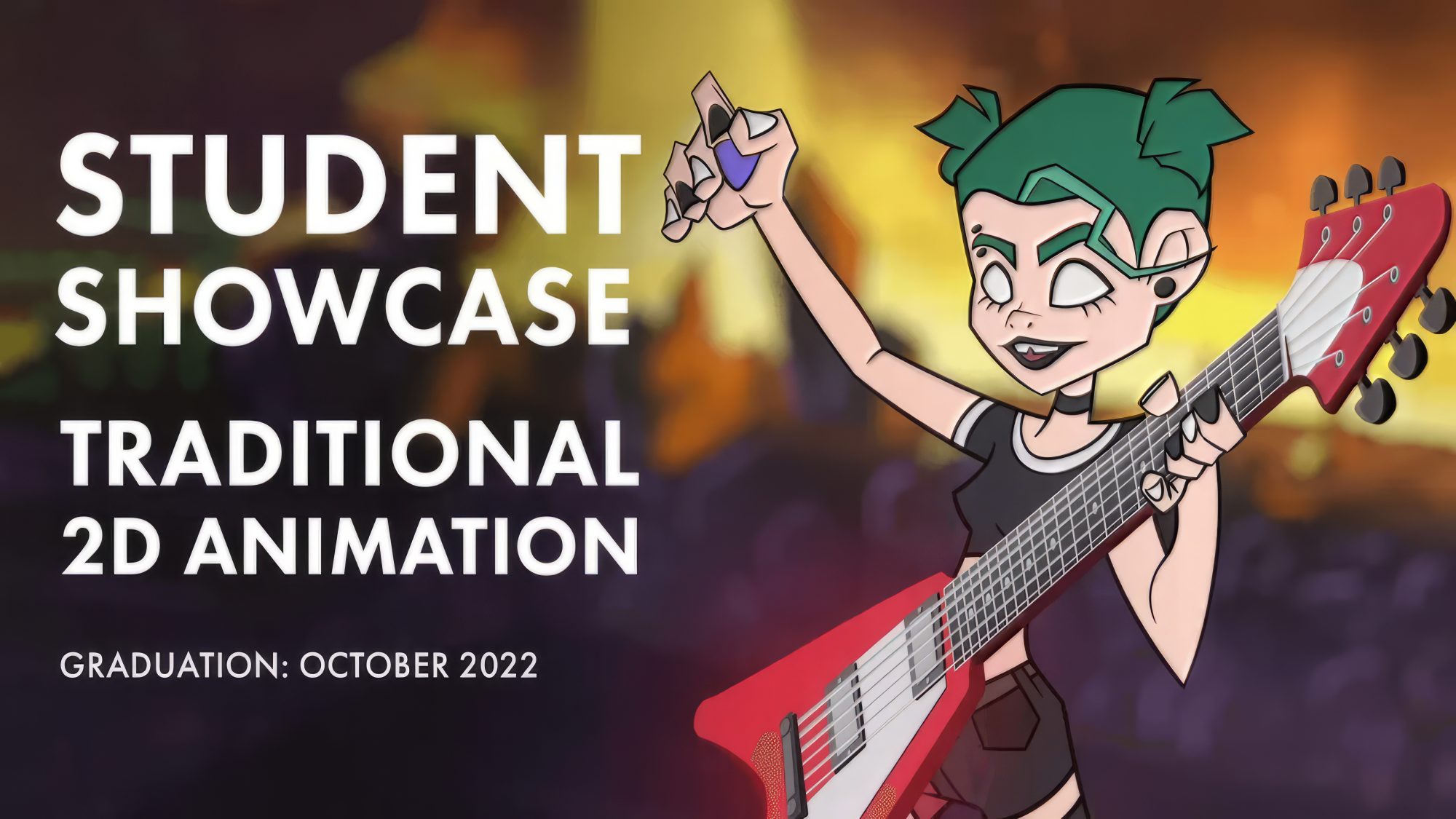 Students showcase. Traditional 2D animation. October 2022