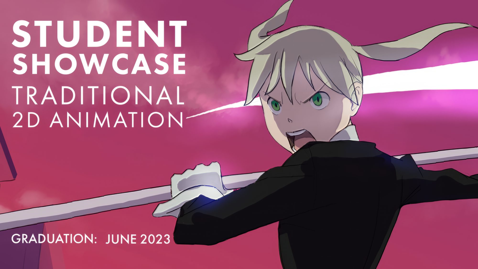 Students showcase. Traditional 2D animation. June 2023