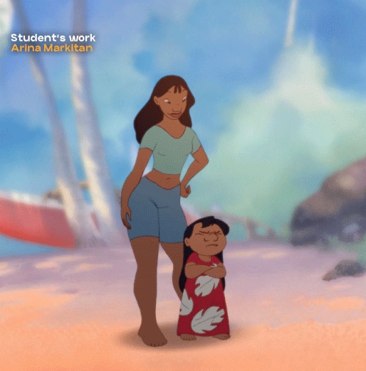 Mechanics of motion in [hl]traditional[/hl] 2D animation